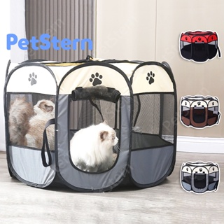 ◙✧PetStern Foldable Cat Tent Dog Playpen Pet Fence Puppy Exercise Play Kennel Cat Delivery Room Bed