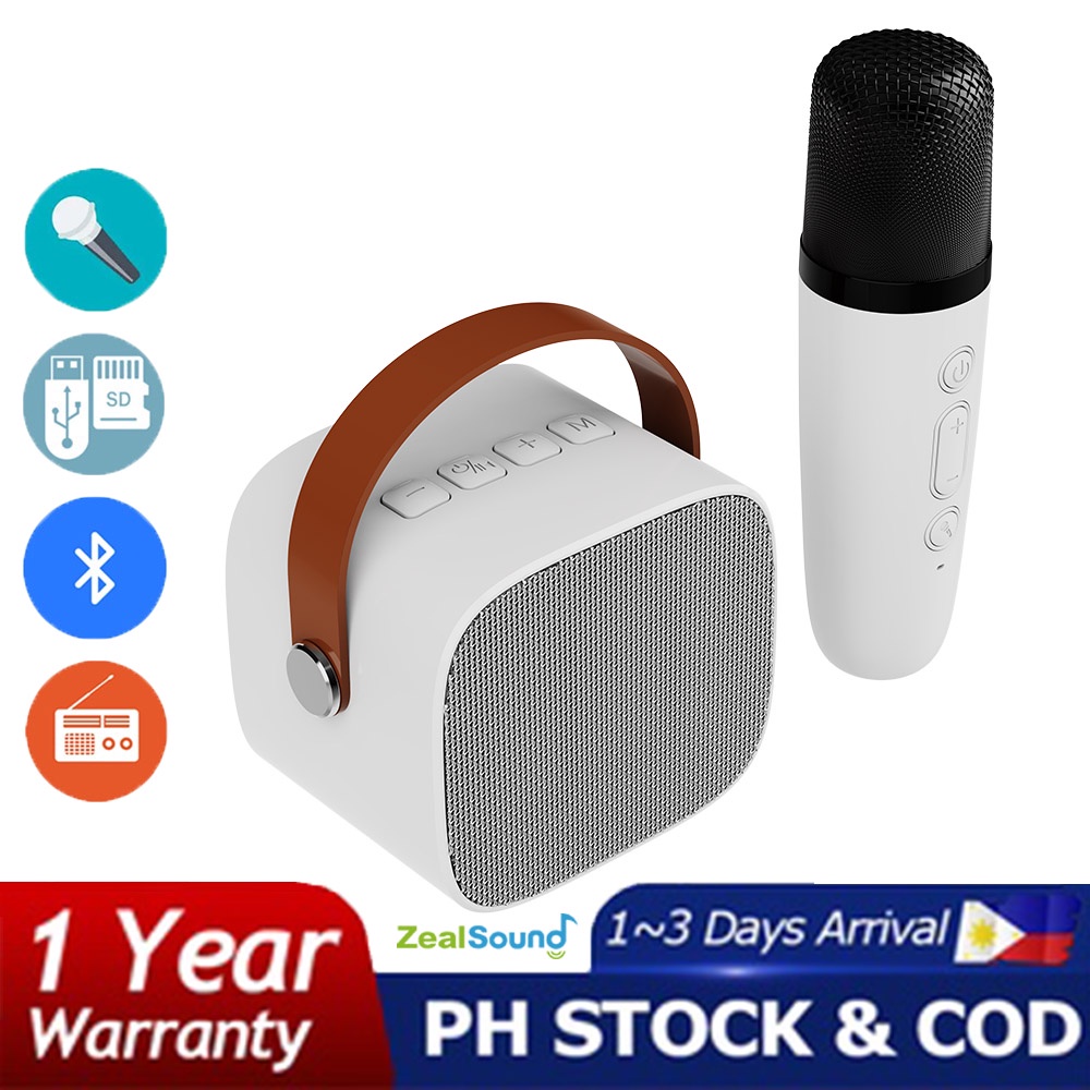 Karaoke Bluetooth speaker with mic,Wireless Microphone for videoke,Mini