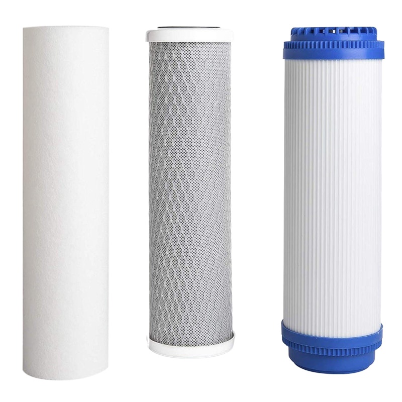 3 Stages Home Water Purification Replacement Filter Pp Sediment Gac Cto ...