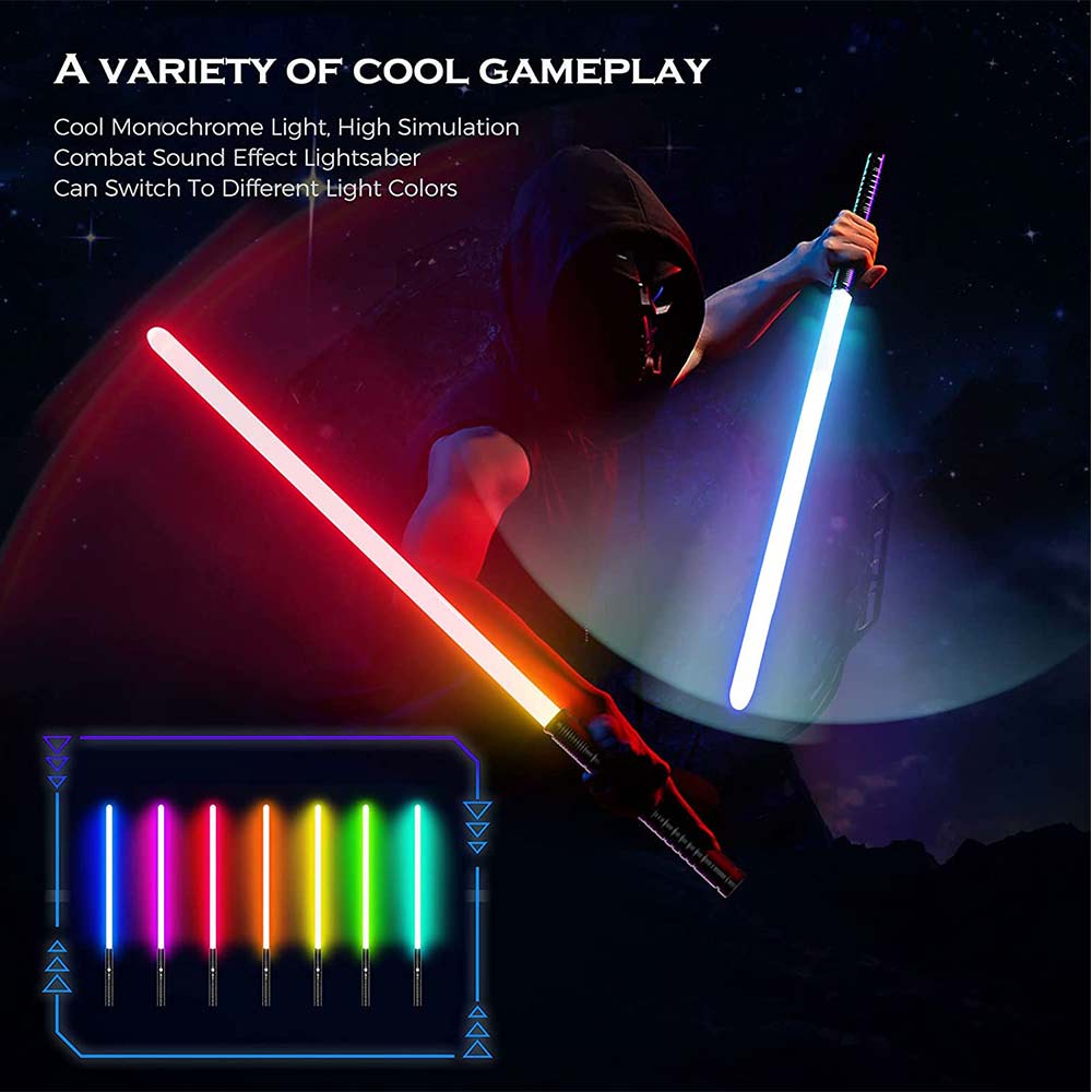 Lightsaber Star Wars Laser Sword TwoinOne RGB14 Colorchanging