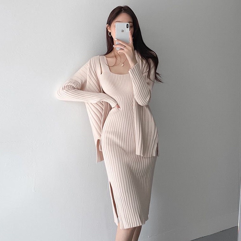 Only.fashion Korean Knitted 2 In 1 1128 