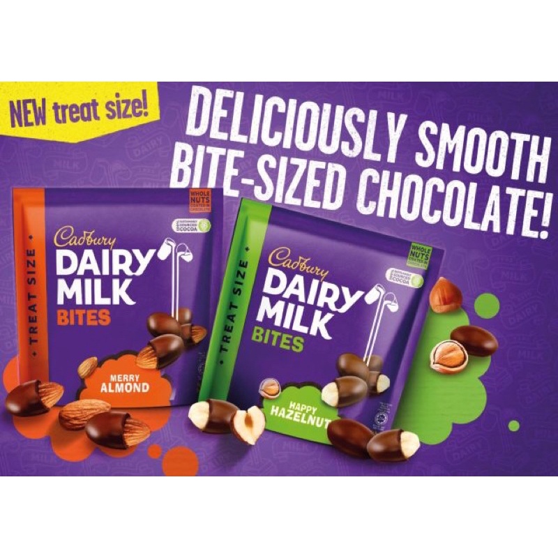 Cadbury Dairy Milk Bites 50g | Shopee Philippines