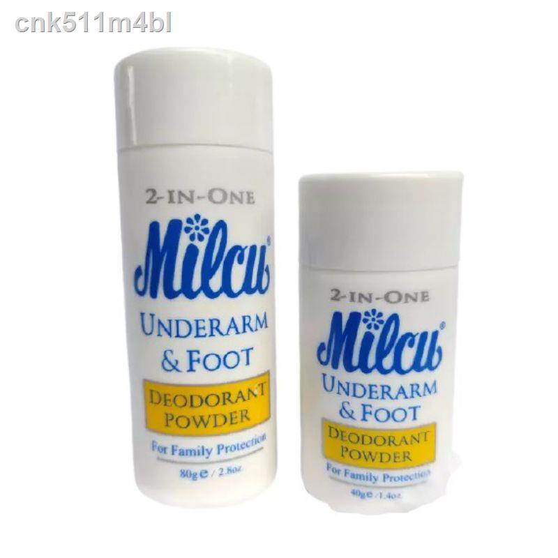 (cod)Milcu Underarm & Foot Deodorant powder 2in1 Shopee Philippines