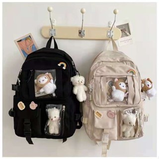 Large-capacity High School Student Backpack Ins Japanese Schoolbag Female Korean Girl Backpack