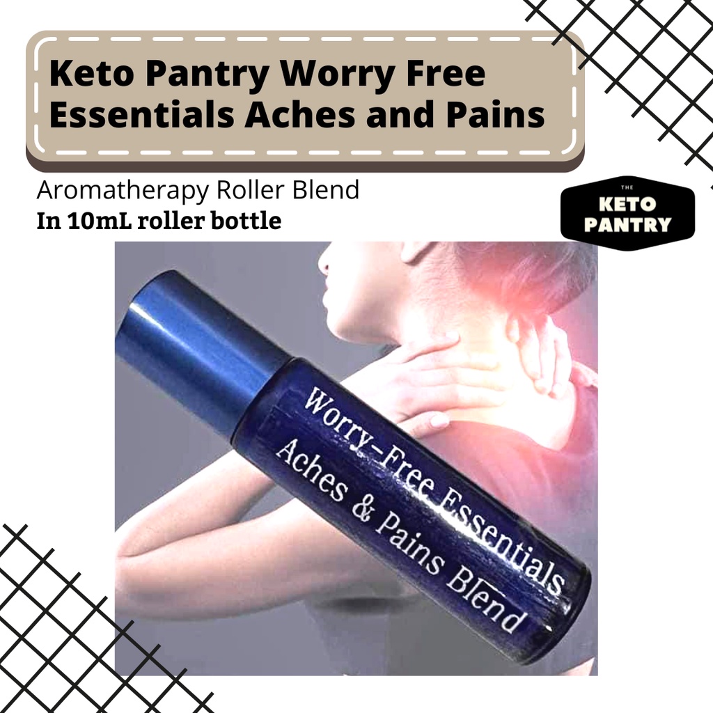 Keto Pantry WFE Aches and Pains Aromatherapy Roller Blend in Virgin