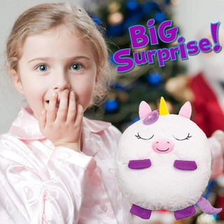 Happy Nappers Large Size Children Sleeping Bag Kids Play Pillow White Unicorn Xmas Gifts #3