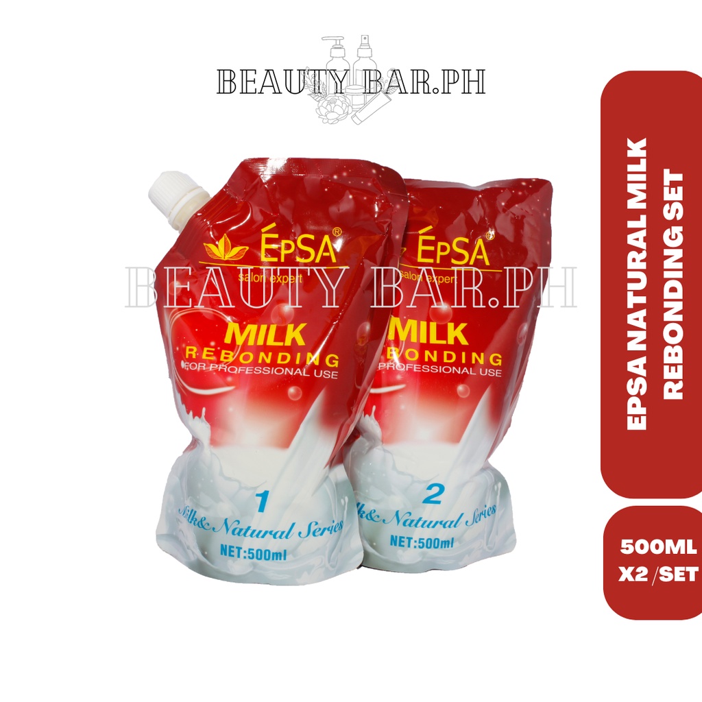 Epsa Milk & Natural Rebonding Series Rebond Straightening Treatment 1&2