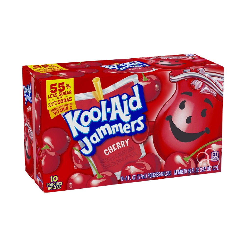 KoolAid Cherry Jammers, KoolAid Tropical Punch Jammers, KoolAid