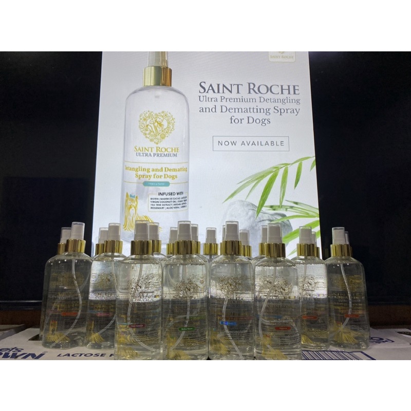 Saint Roche Ultra Premium Detangling and Dematting Spray for Dogs 318mL ...