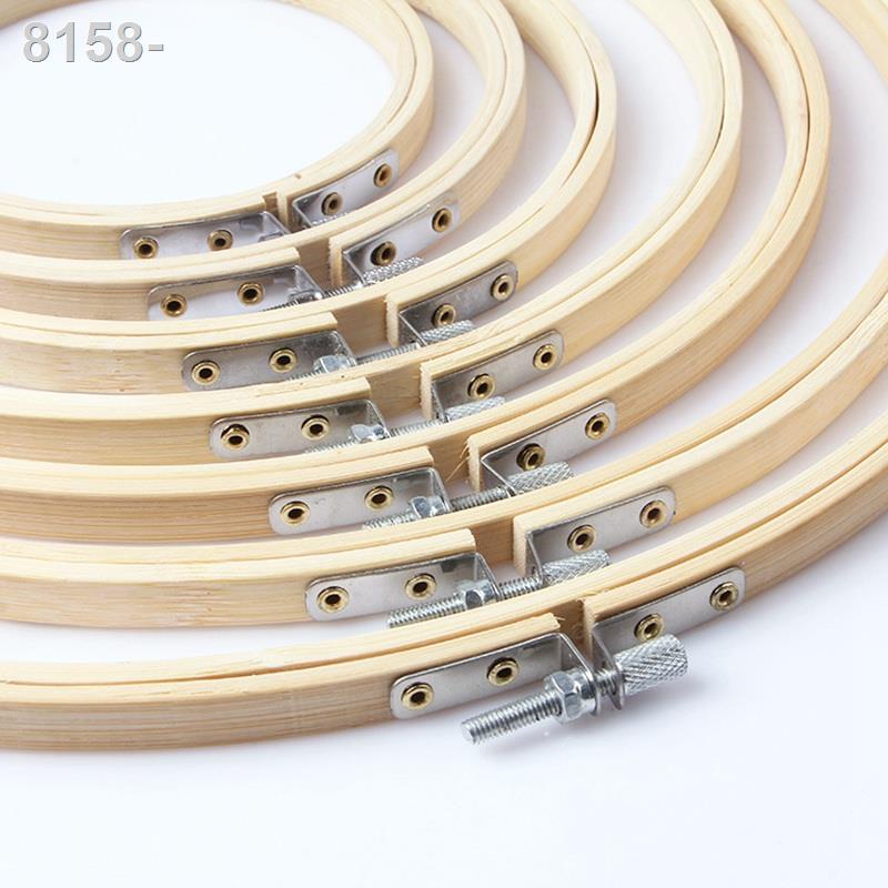 ▦10 40cm Mini Wood Embroidery Hoop Frame For Kit Ring Hoop Large Sewing Tools Accessories Madera Bo