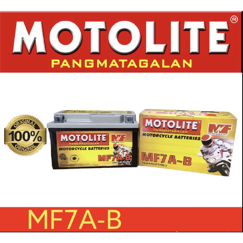 MF7AB MOTOLITE MOTORCYCLE BATTERY Shopee Philippines
