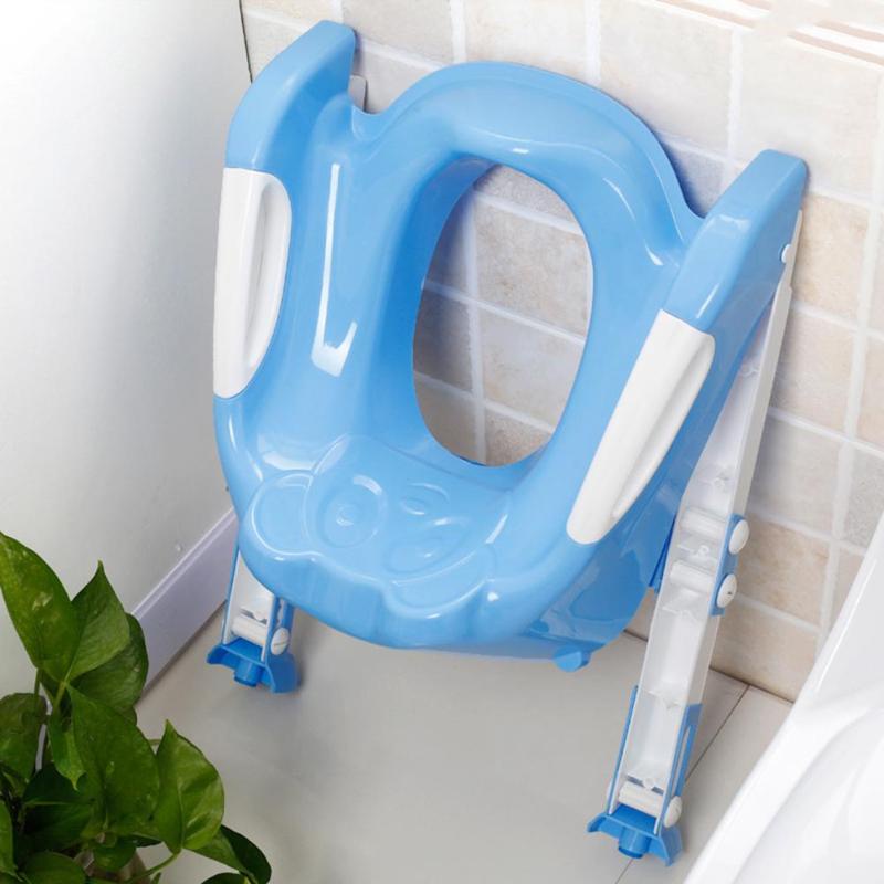 Folding Baby Potty Infant Kids Toilet Training Seat With Adjustable Ladder Portable Urinal Potty