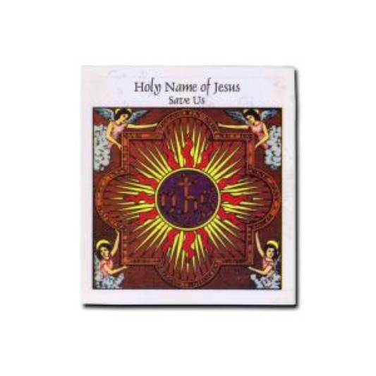 Laminated Holy Name of Jesus
