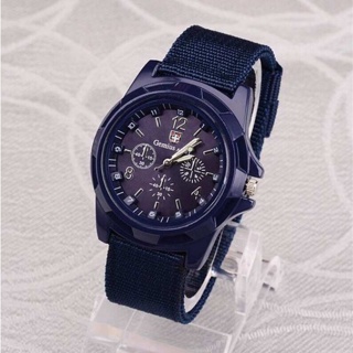 ▥▲SESE Gemius Military Analog Watch Unisex fashion Canvas Waterproof Watch Canvas-belt StrapWaterpro #8