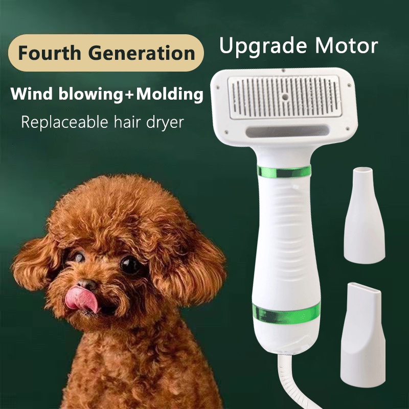BORAMMY Dog Hair Blower Low noise 2 in 1 portable pet dryer Pet hair dryer Dog hair dryer and comb #4