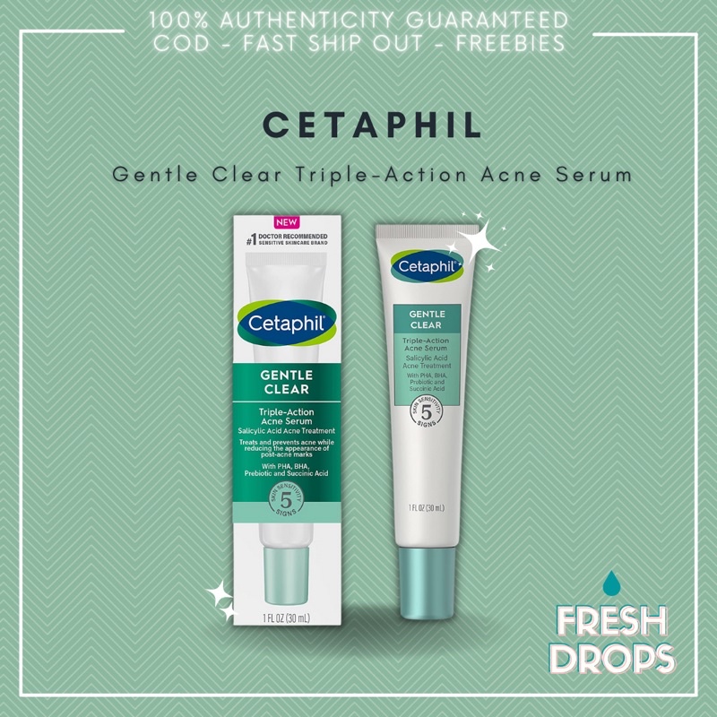 Cetaphil Gentle Clear Triple-Action Acne Treatment Serum | Shopee