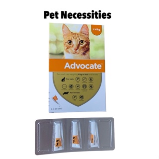 Advocate Spot on Solution for Cats upto 4KG