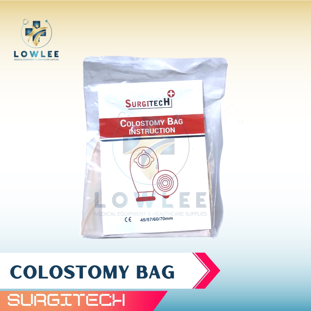 Surgitech Colostomy Bag (45mm, 57mm, 60mm, 70mm) Shopee Philippines