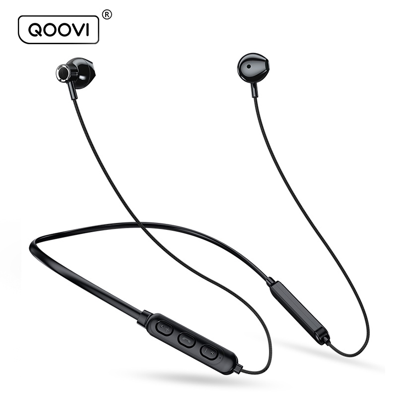 QOOVI HIFI Wireless Bluetooth Headphones Running Sport Earphones Sport