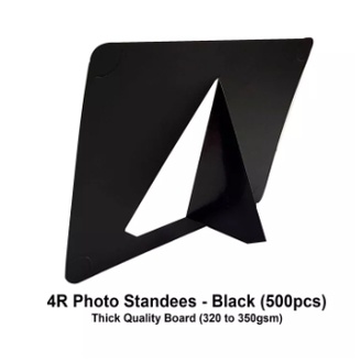 500pcs 4R Photo Standee Frame Standees for Photobooth BLACK - Thick Quality Boards (320 to 350gsm) #2