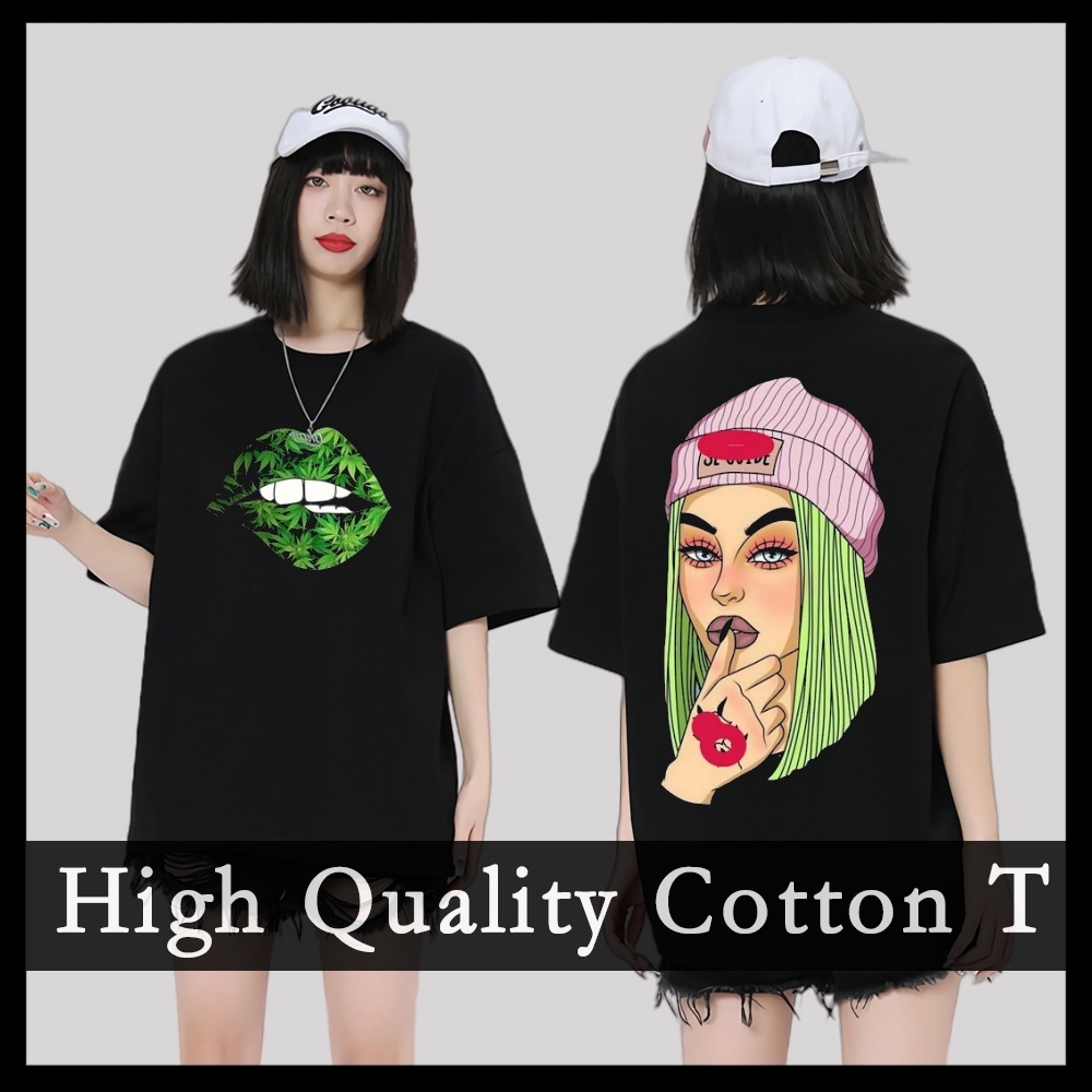 KUSH Vintage Oversized Inspired Cotton Loose top Clothing T Shirt for Women And Men Street Style Tee #2