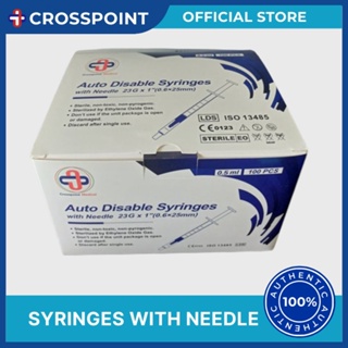 Crosspoint  0.3-0.5 Auto Disable Syringes NEEDLE SIZE 23G*1