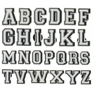 ✶✉The letter style A-Z series Jibbitz Crocs Pins for shoes bags