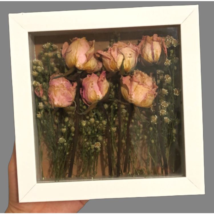 Glass Shadow Box Frame For Dried Flowers Frame Shopee Philippines