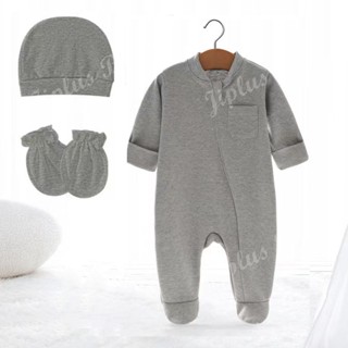 #JP424  Baby romper Newborn Baby clothing Hat Set Swaddle Bedding infant nightwear homewear baby mitten and booties #4
