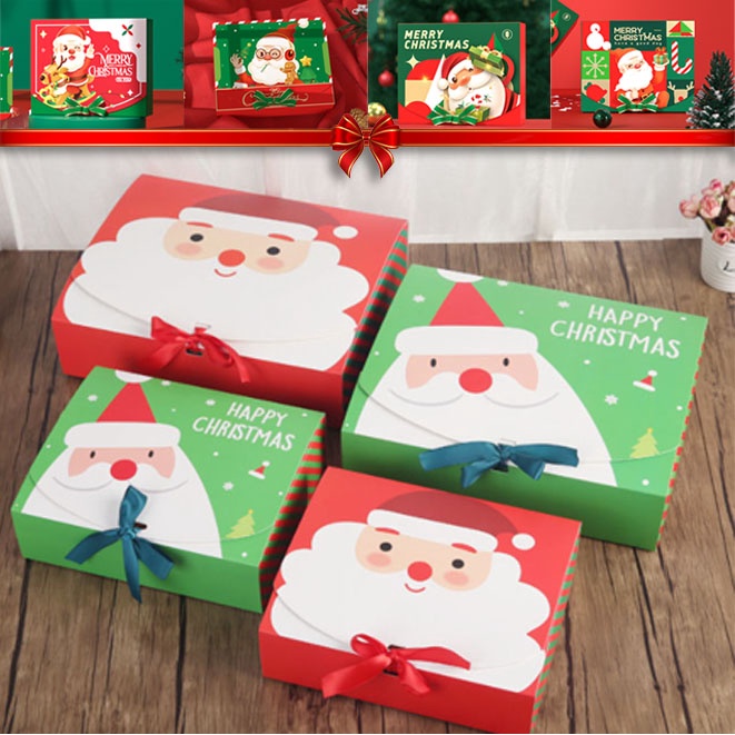 QJOQ.ph | Christmas Gift Box (CLAMSHELL) Merry Christmas Paper ...