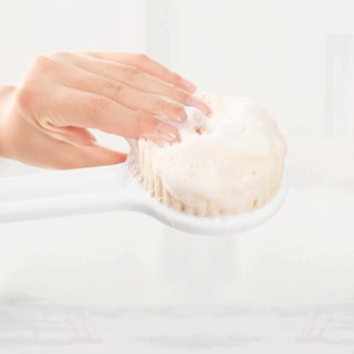 Bath Shower Brush Bath Flower Wipe Back Brush Long Handle Back Scrubber Exfoliate Massage Brush #5