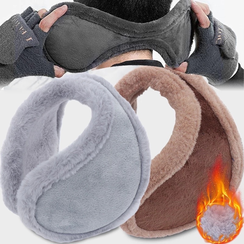 Ear Muffs Men Keep Warm Ear Muffs Winter Soft Ear Bags/Bicycle