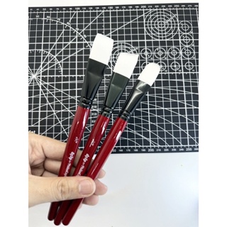 Drip Artist Brush FLAT / FILBERT / ANGULAR Size #3/4” ( Drip by Philoscopic ) Paint Brush #6