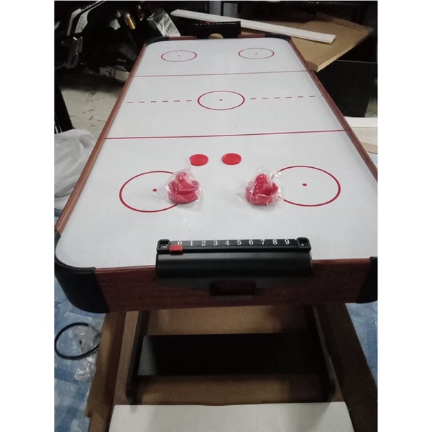 28x60 Inches Folding Air Hockey Table with complete accessories