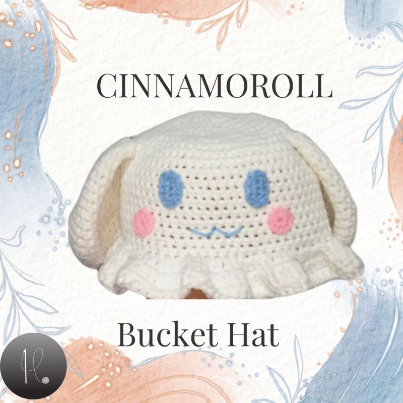 Cinnamoroll Bucket Hat (Crochet) Helloops Shopee Philippines