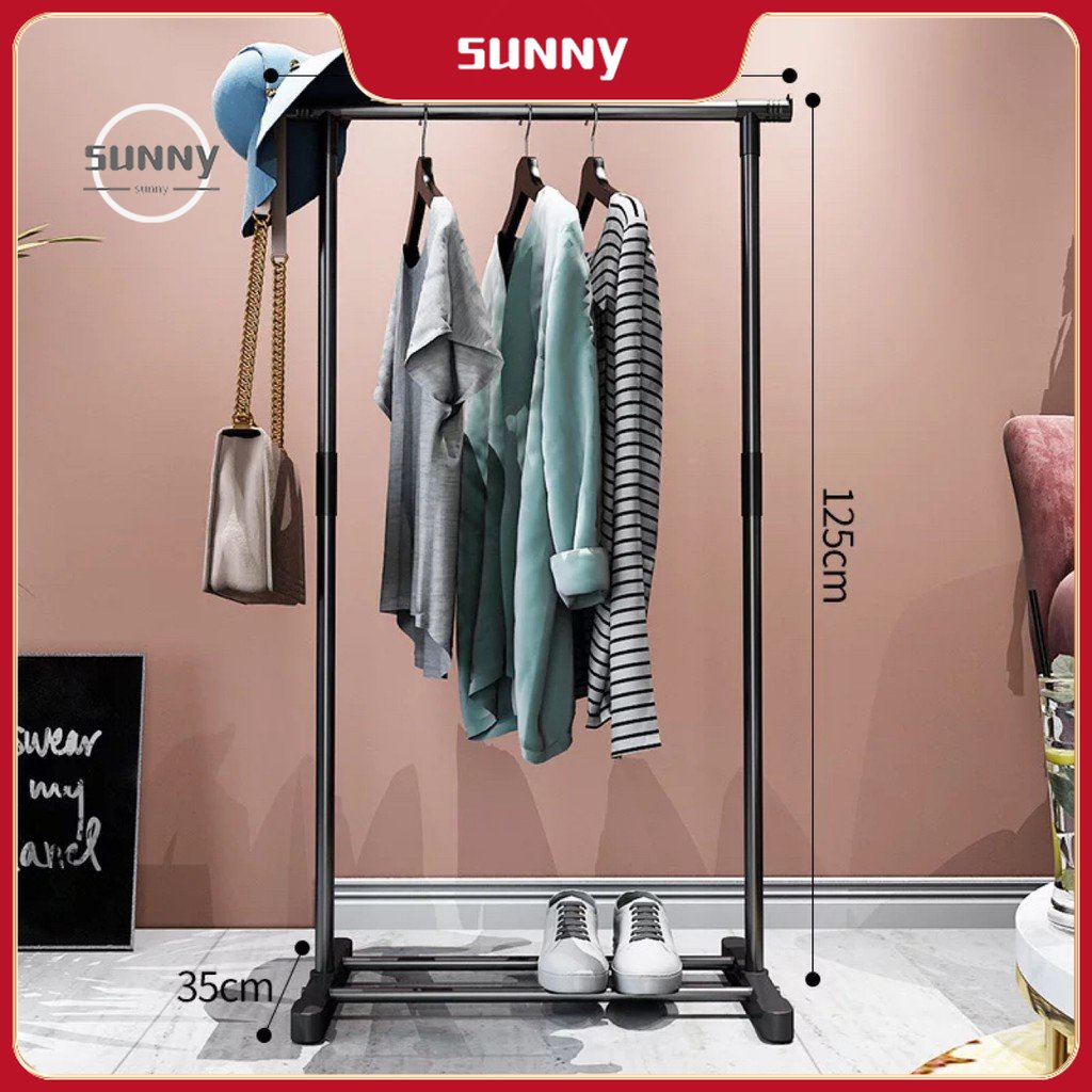 Metal Clothes Rack Cloth Rack Hanging Organizer Drying Rack Metal