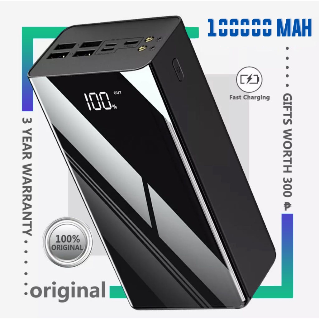 Powerbank Powerbank Original 100000mah Large Capacity Power Bank Fast ...