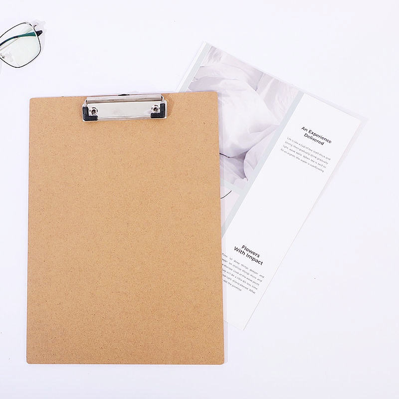 A4 folder pad thick wooden board clamp paper splint office stationery office information supplies ra