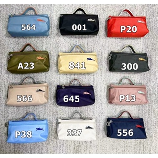 100％ The real legal 【LONGCHAMP】 Neo LE 3700 619 women's portable storage bag/cosmetic bag/waterproof bag