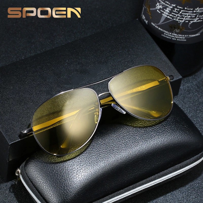 Men's fashion sunglasses polarizing night vision goggles fashion color changing sunglasses