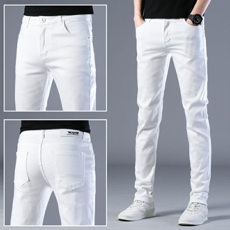 COD white pants for Men's | Shopee Philippines