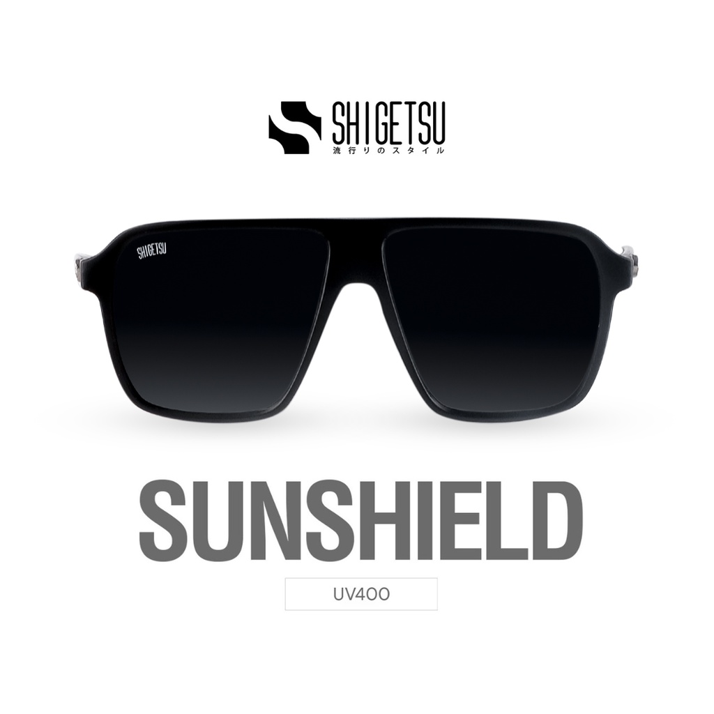 Shigetsu Eyewear ITOSHIMA Sun Shield in Acetate Frame Sunglasses with UV400 Protection for Men Women