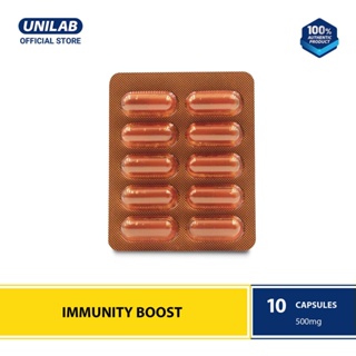 Unilab Immuntab Vitamin C (Sodium Ascorbate) with Zinc 10s (For Strong Health, Boosts Immunity)