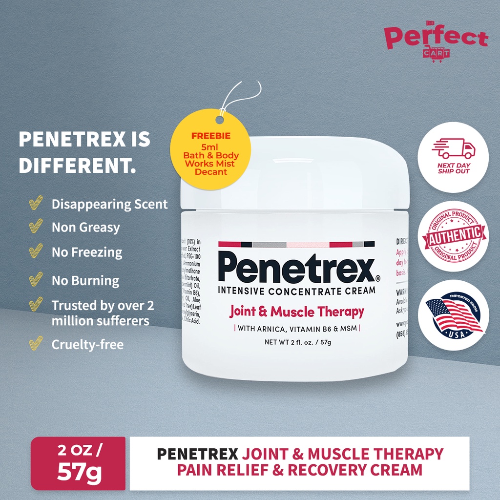 Penetrex Joint & Muscle Therapy Pain Relief & Recovery Cream 2 oz ...