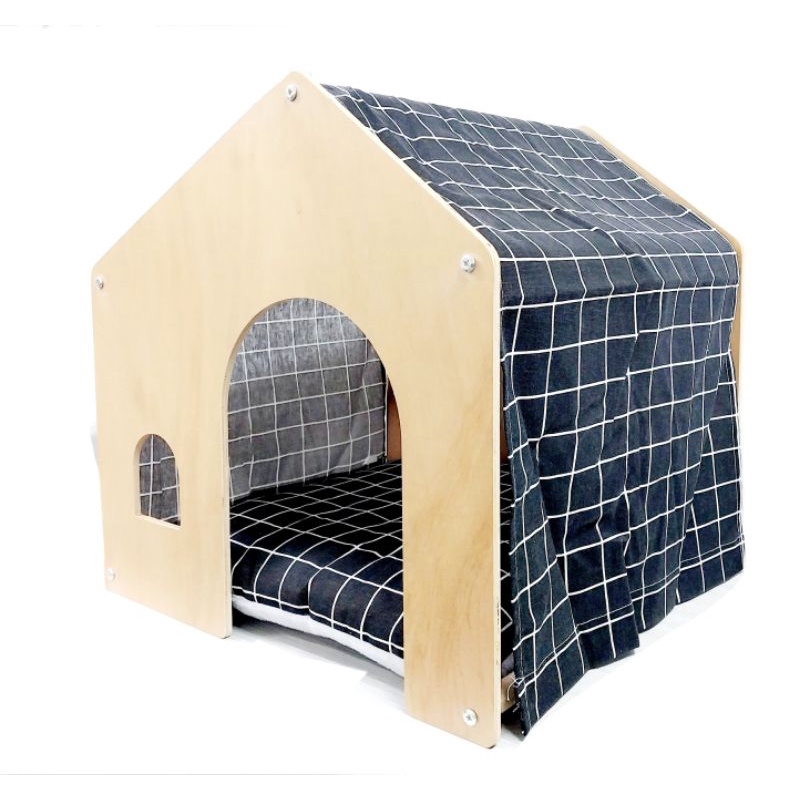 LAST PC!!!! house shaped wood indoor dog house bed New Model of House