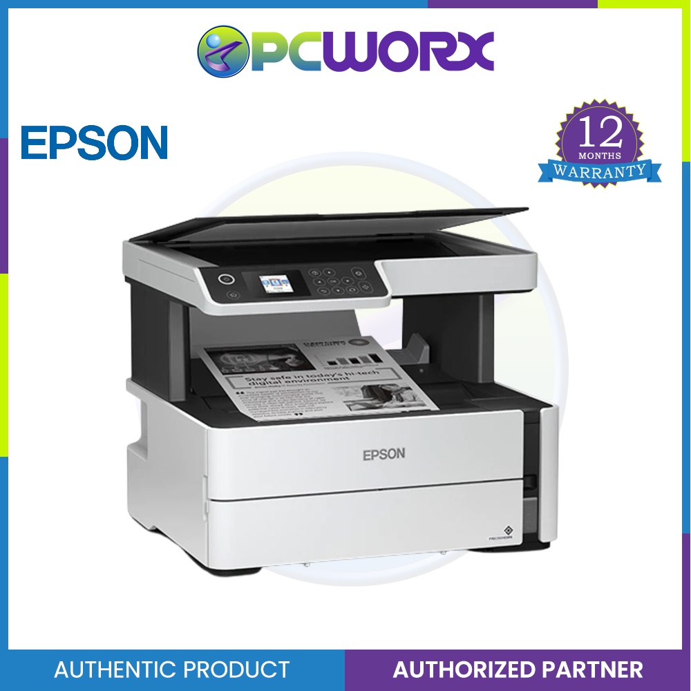 Epson Ecotank Monochrome M2140 All In One Ink Tank Printer Shopee Philippines 1175