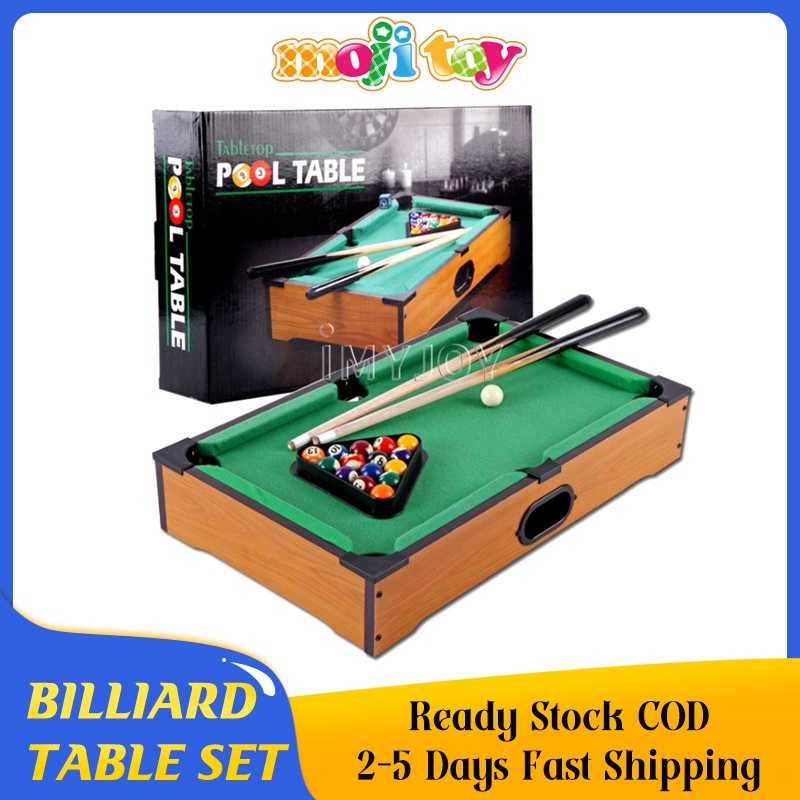 14x10 Inches Billiard Table Set Mini Wooden Pool Table Set Kids Boy Gift Small Billiards Table