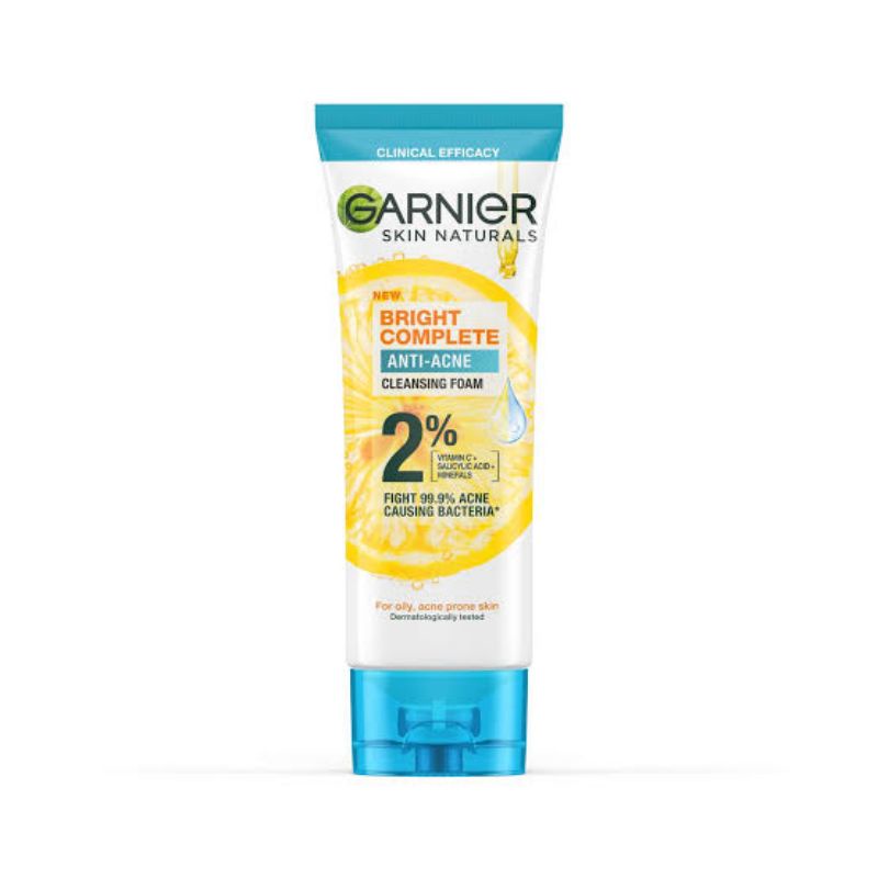 Garnier Bright Complete 3in1 Anti Acne Facial Wash Skin Care 90ml