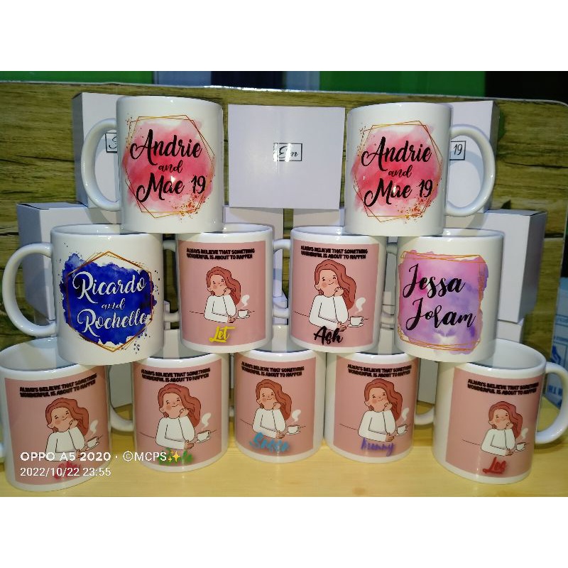 Personalized Mug/Customized Mug with free box and sticker