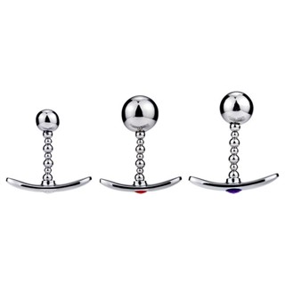 Metal Smooth Anal Beads G-spot Prostate Stimulator Vagina Butt Plug Orgasm Anal Balls Porn Gay Sex T #2